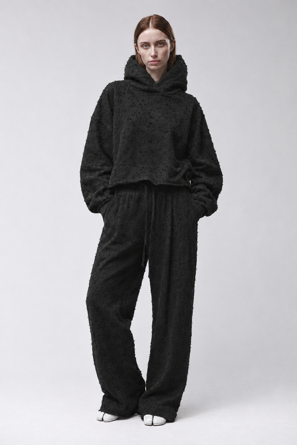 HOODIE W S 497 BLACK
