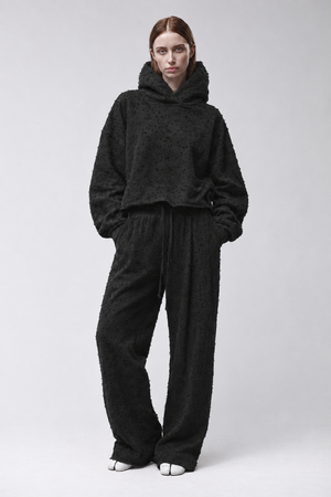HOODIE W S 497 BLACK