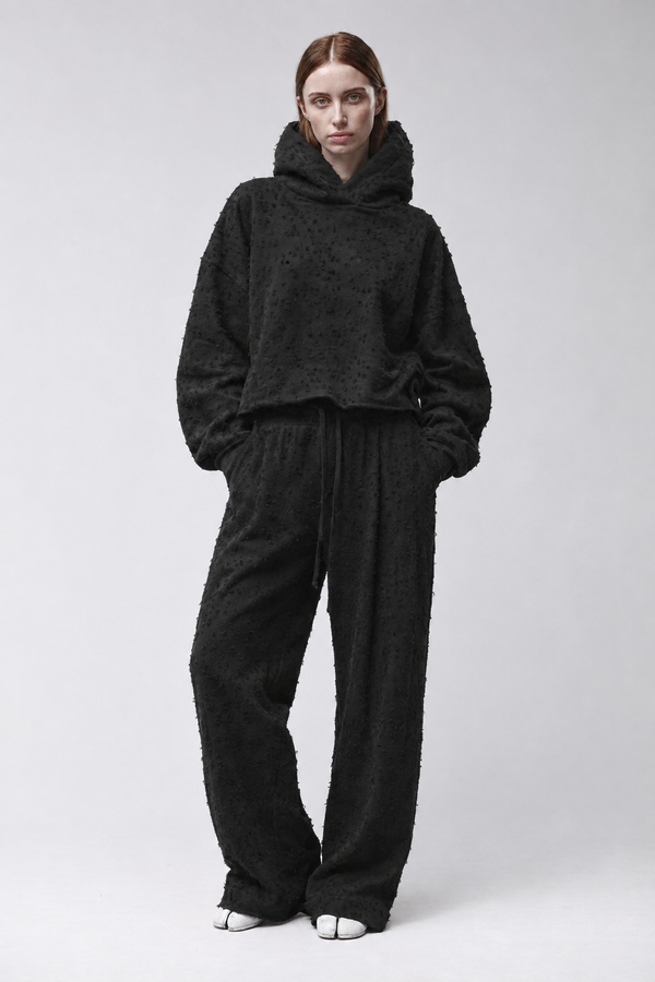 HOODIE W S 497 BLACK