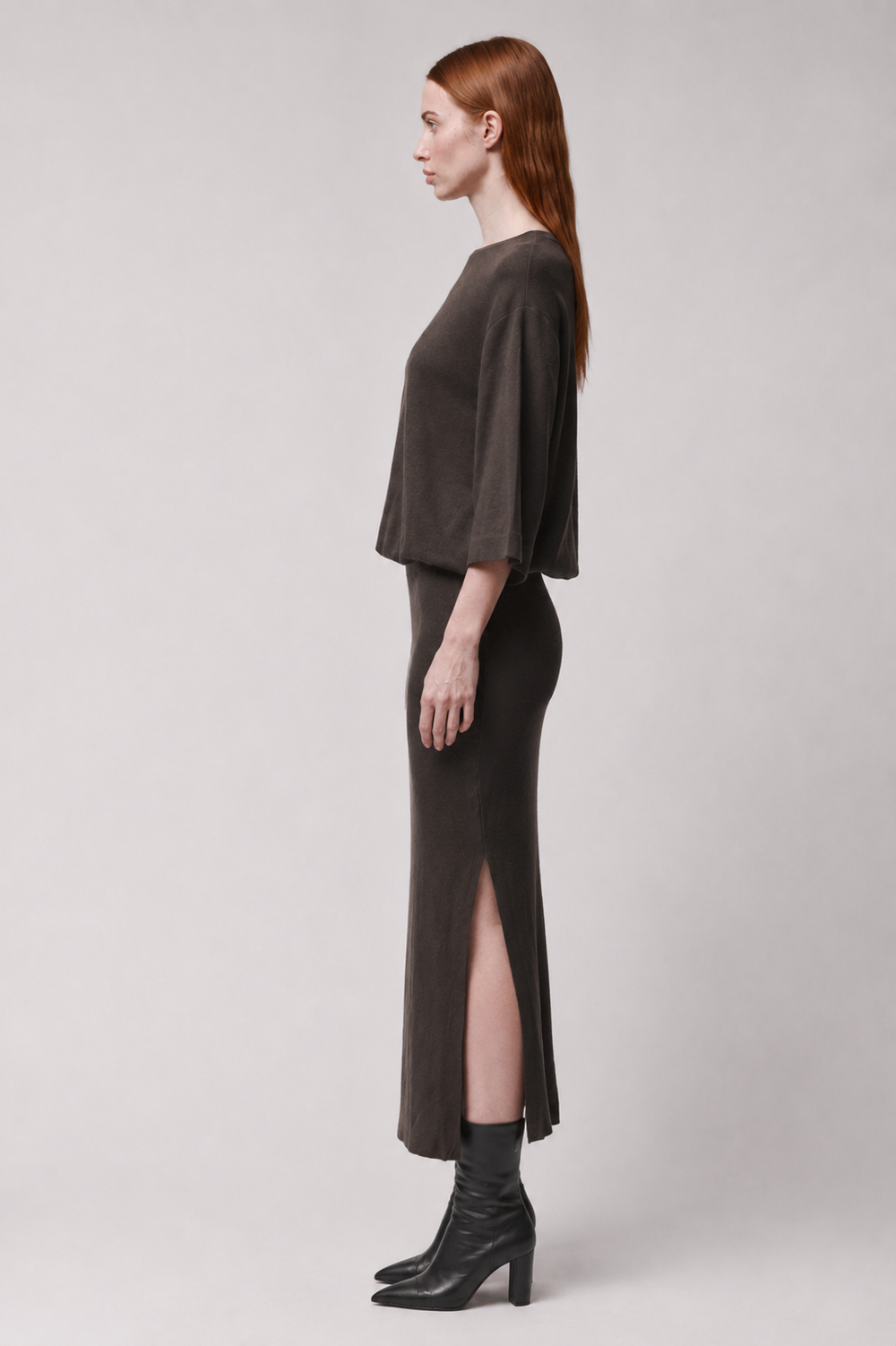 DRESS W D 73 COLD BROWN
