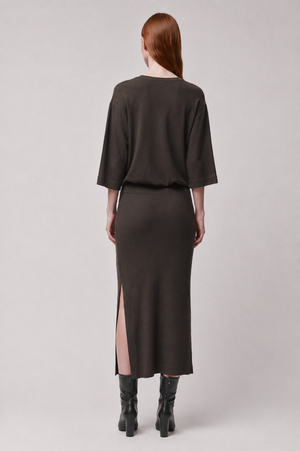 DRESS W D 73 COLD BROWN