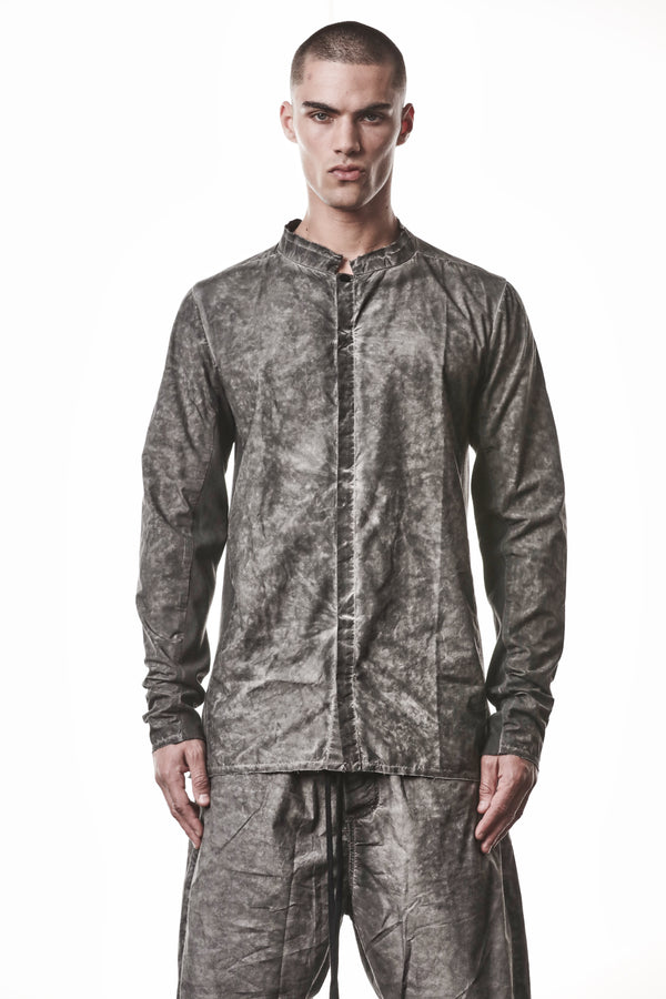 SHIRT M H 178 VEGETAL BLACK