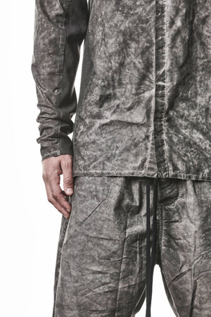 SHIRT M H 178 VEGETAL BLACK