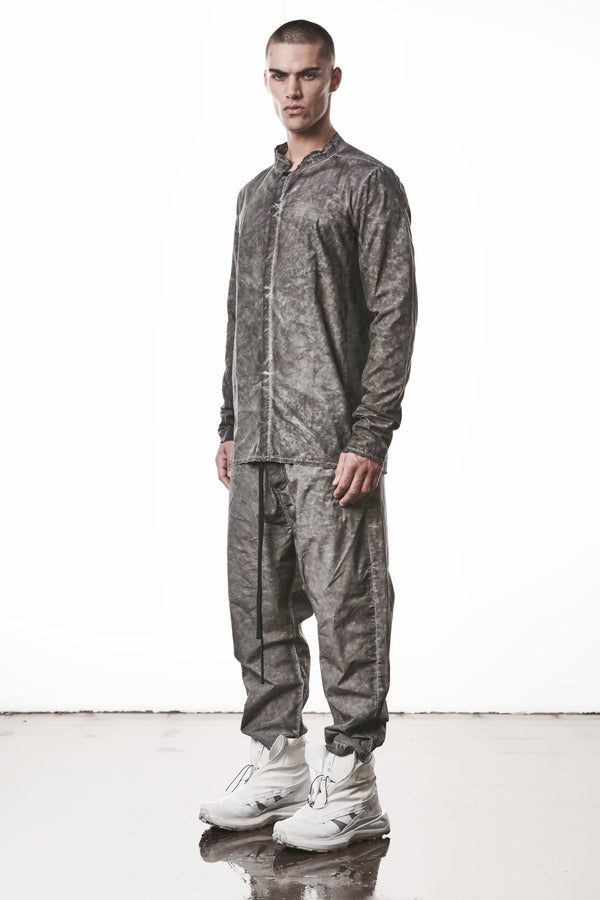 SHIRT M H 178 VEGETAL BLACK