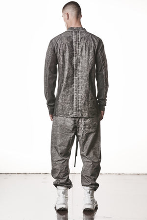 SHIRT M H 178 VEGETAL BLACK