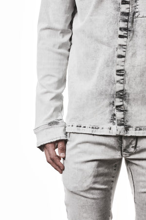 SHIRT M H 181 LIGHT GREY