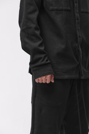 SHIRT M H 183 BLACK