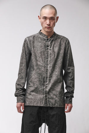 SHIRT M H 184 VEGETAL BLACK