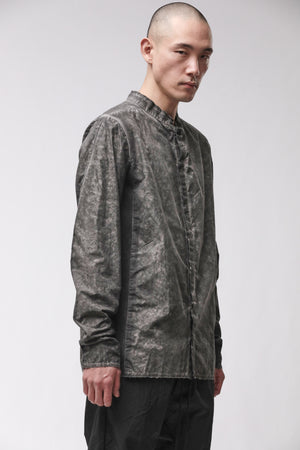 SHIRT M H 184 VEGETAL BLACK