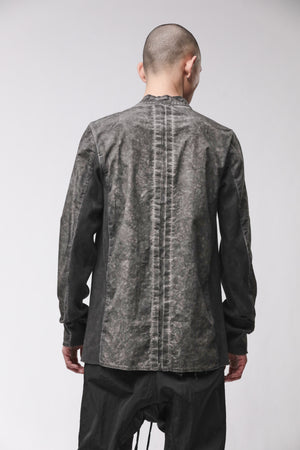 SHIRT M H 184 VEGETAL BLACK