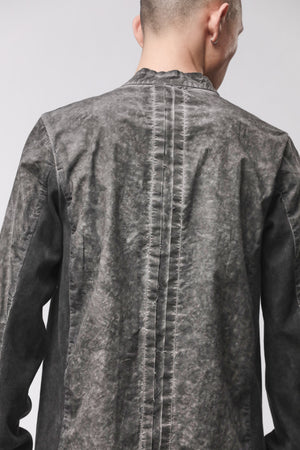 SHIRT M H 184 VEGETAL BLACK