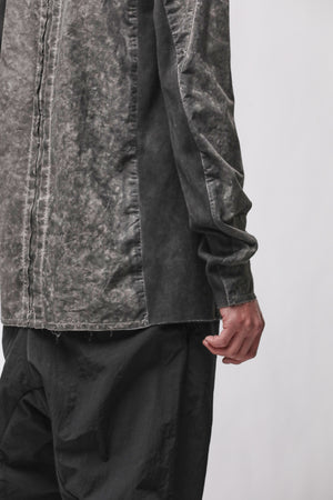 SHIRT M H 184 VEGETAL BLACK