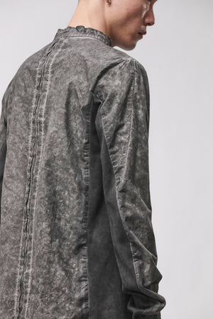SHIRT M H 184 VEGETAL BLACK