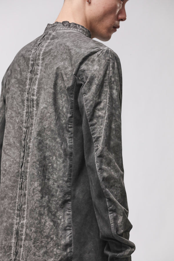 SHIRT M H 184 VEGETAL BLACK