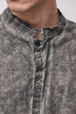 SHIRT M H 184 VEGETAL BLACK