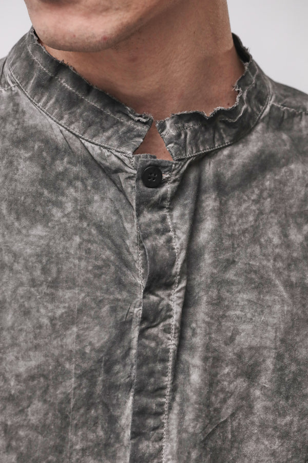 SHIRT M H 184 VEGETAL BLACK