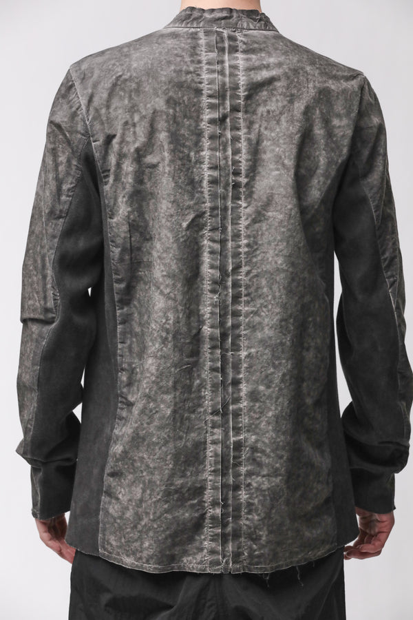 SHIRT M H 184 VEGETAL BLACK