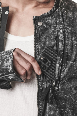 JACKET M J 88 BLACK MARBLE