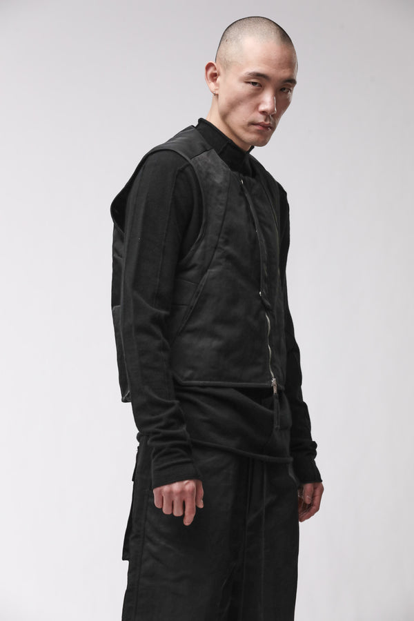 VEST M J 92 BLACK