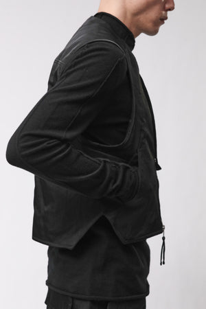 VEST M J 92 BLACK