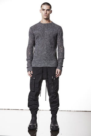 M K 122 DARK GREY MELANGE