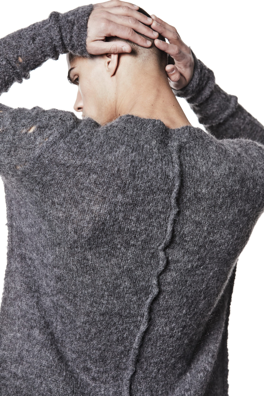 M K 122 DARK GREY MELANGE