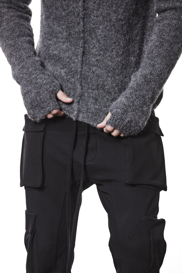 M K 126 DARK GREY MELANGE