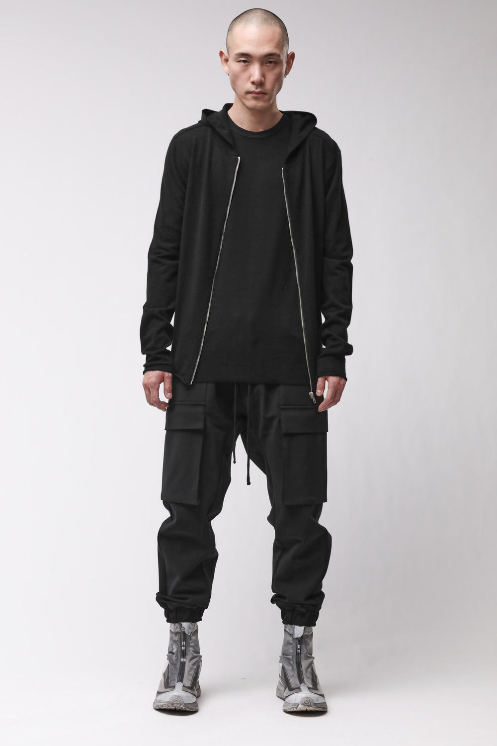 KNITJACKET M KJ 174 BLACK