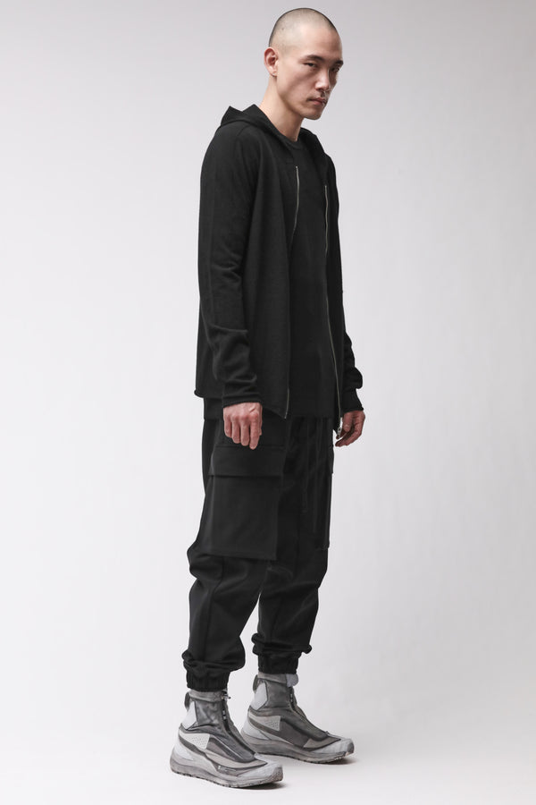 KNITJACKET M KJ 174 BLACK