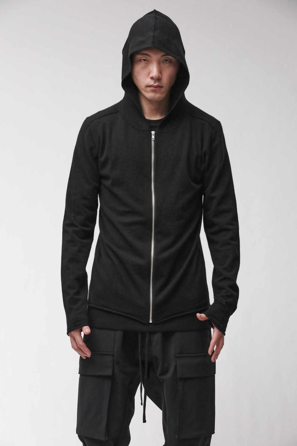 KNITJACKET M KJ 174 BLACK