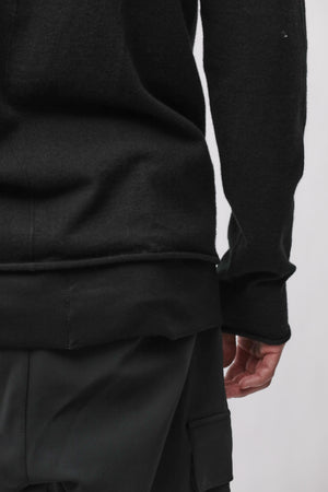 KNITJACKET M KJ 174 BLACK