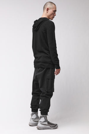 KNITJACKET M KJ 174 BLACK