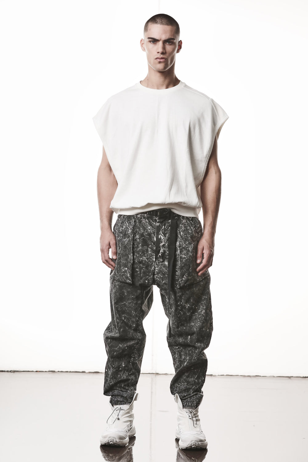 PANTS M P 32 BLACK MARBLE