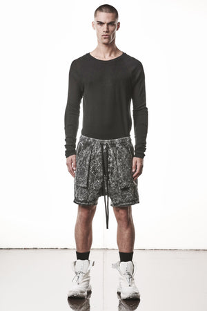 SHORTS M P 37 BLACK MARBLE