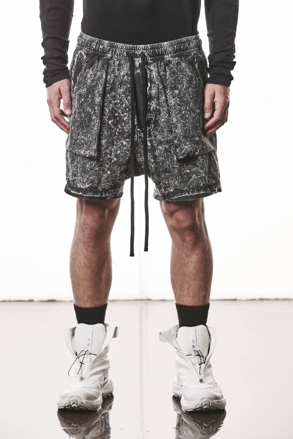 SHORTS M P 37 BLACK MARBLE