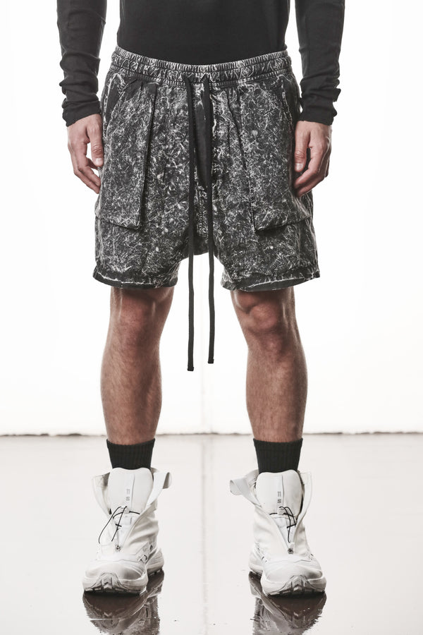 SHORTS M P 37 BLACK MARBLE