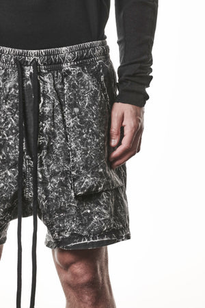 SHORTS M P 37 BLACK MARBLE