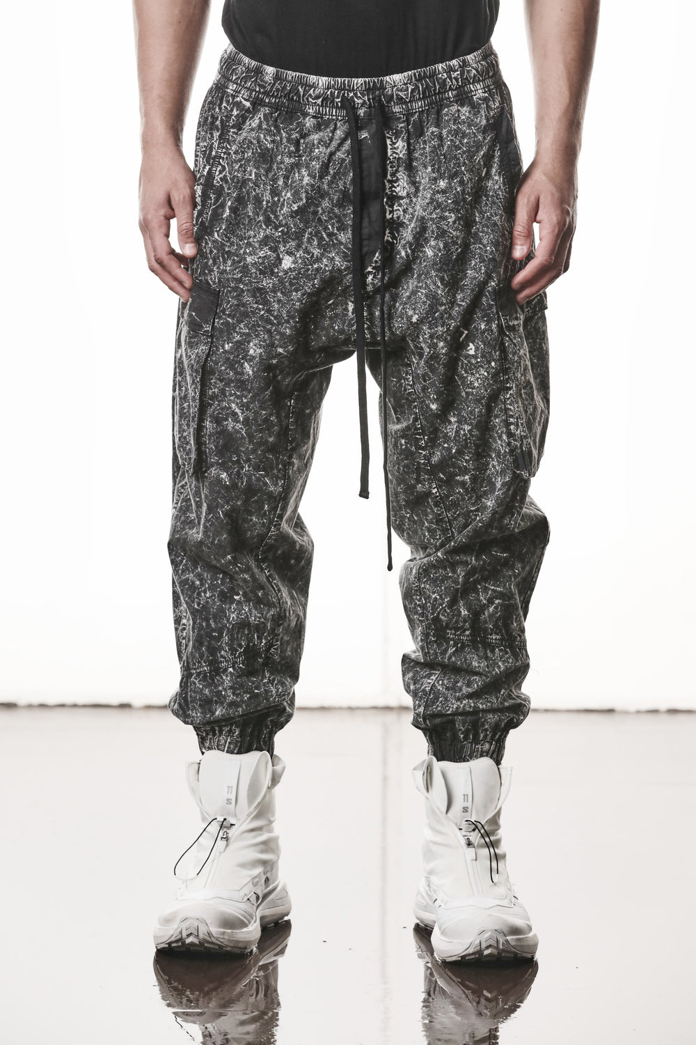 PANTS M P 41 BLACK MARBLE