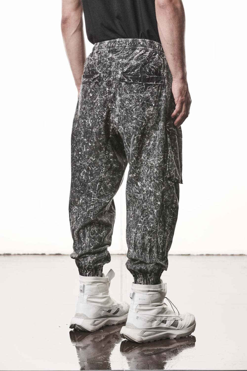 PANTS M P 41 BLACK MARBLE