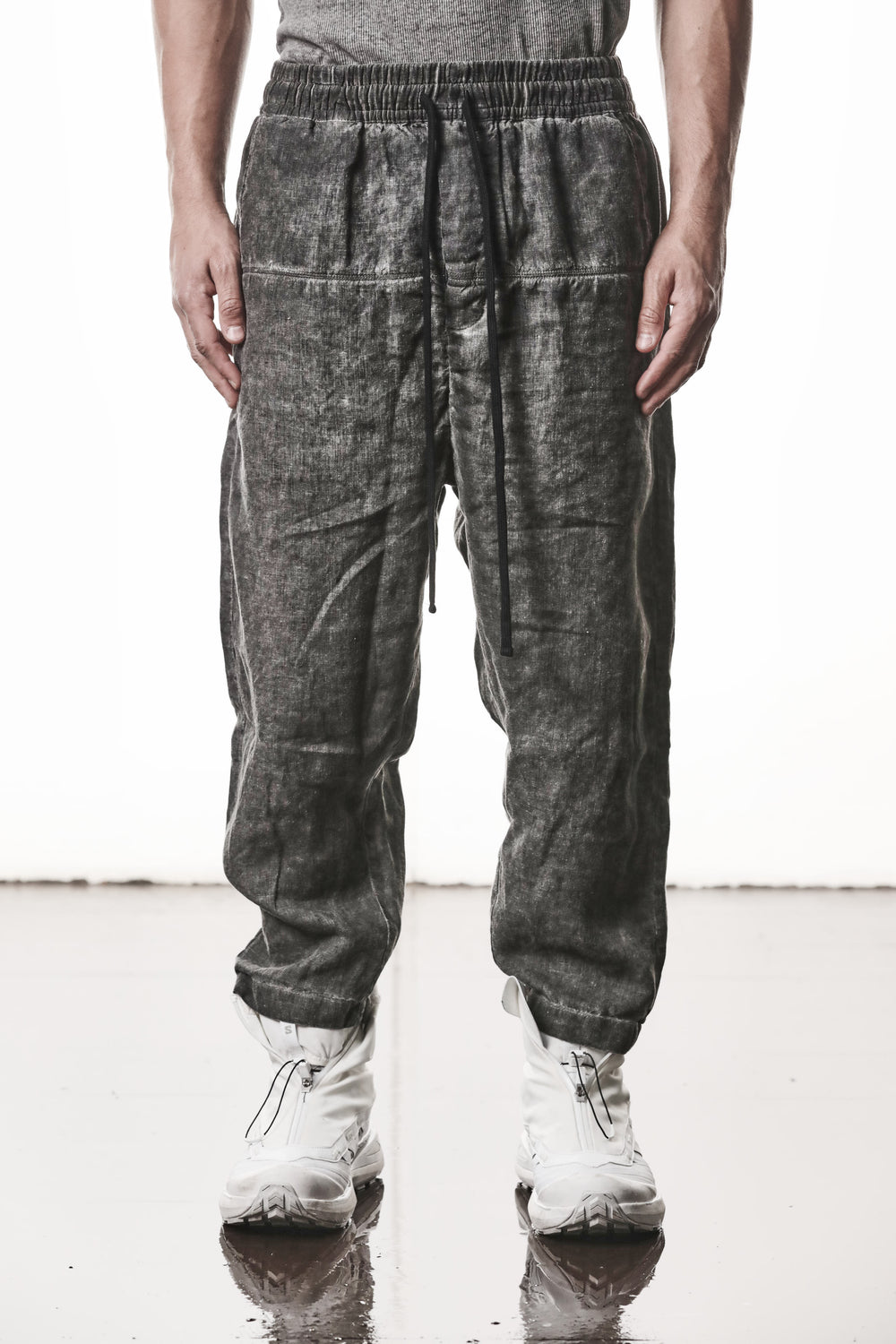 PANTS M P 49 VEGETAL BLACK