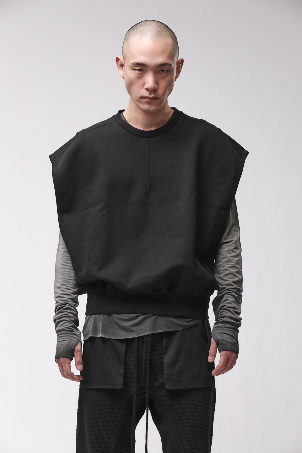 SWEATSHIRT M S 191 BLACK