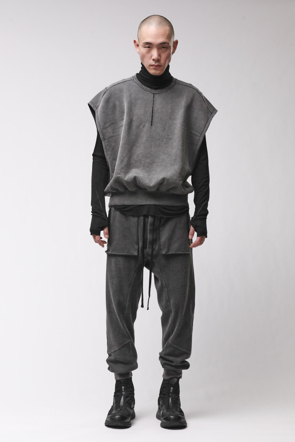 SWEATSHIRT M S 191 DARK USED GREY