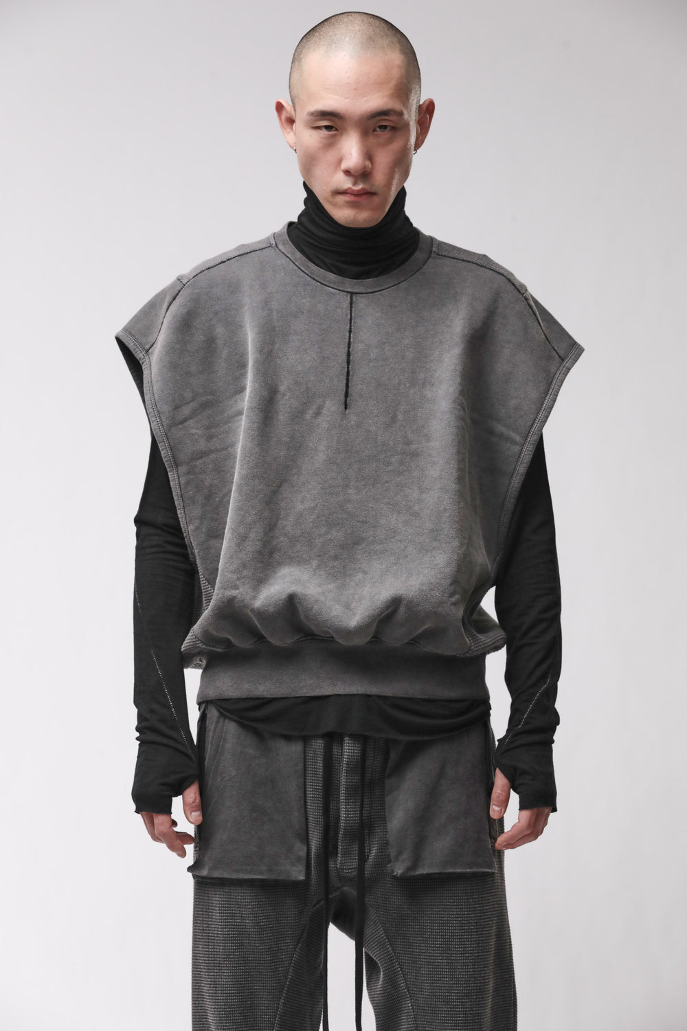 SWEATSHIRT M S 191 DARK USED GREY