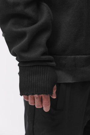 SWEATSHIRT M S 192 BLACK