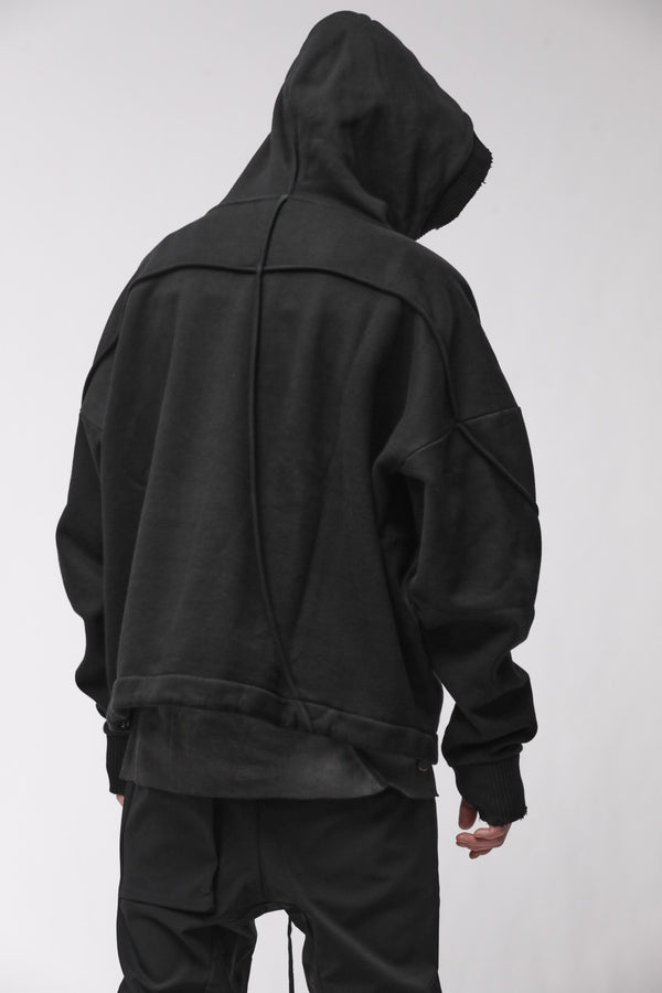 SWEATSHIRT M S 192 BLACK