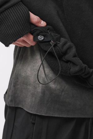 SWEATSHIRT M S 192 BLACK