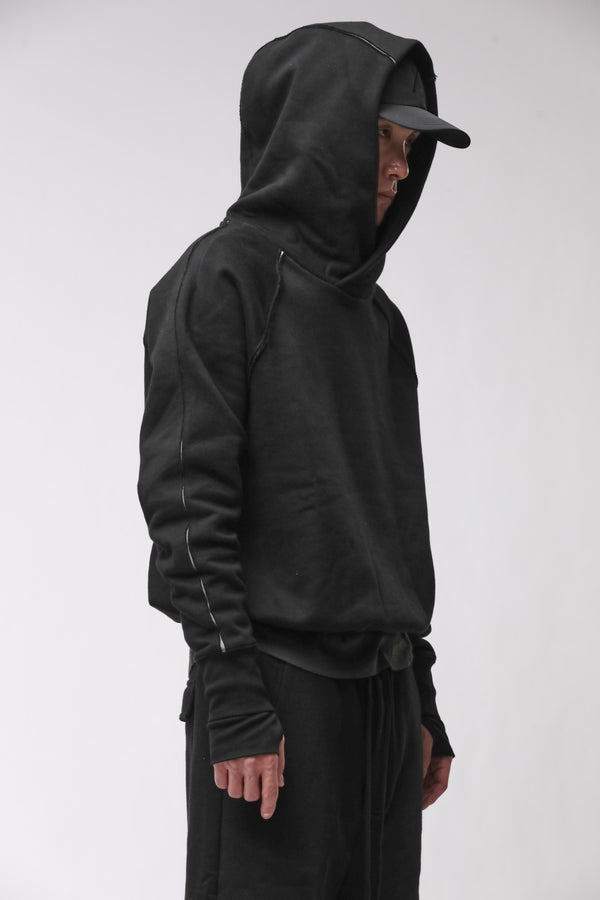 SWEATSHIRT M S 193 BLACK