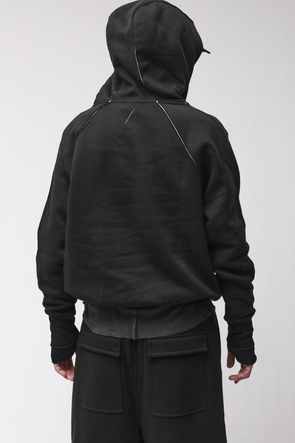 SWEATSHIRT M S 193 BLACK