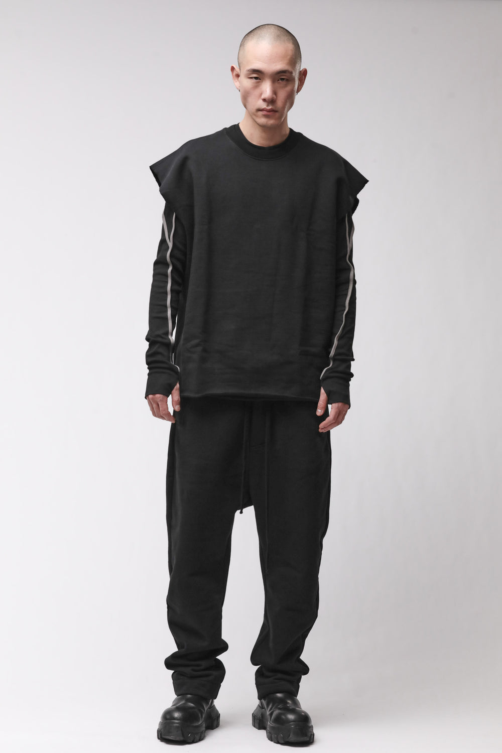 SWEATSHIRT M S 197 BLACK