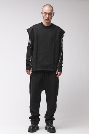 SWEATSHIRT M S 197 BLACK